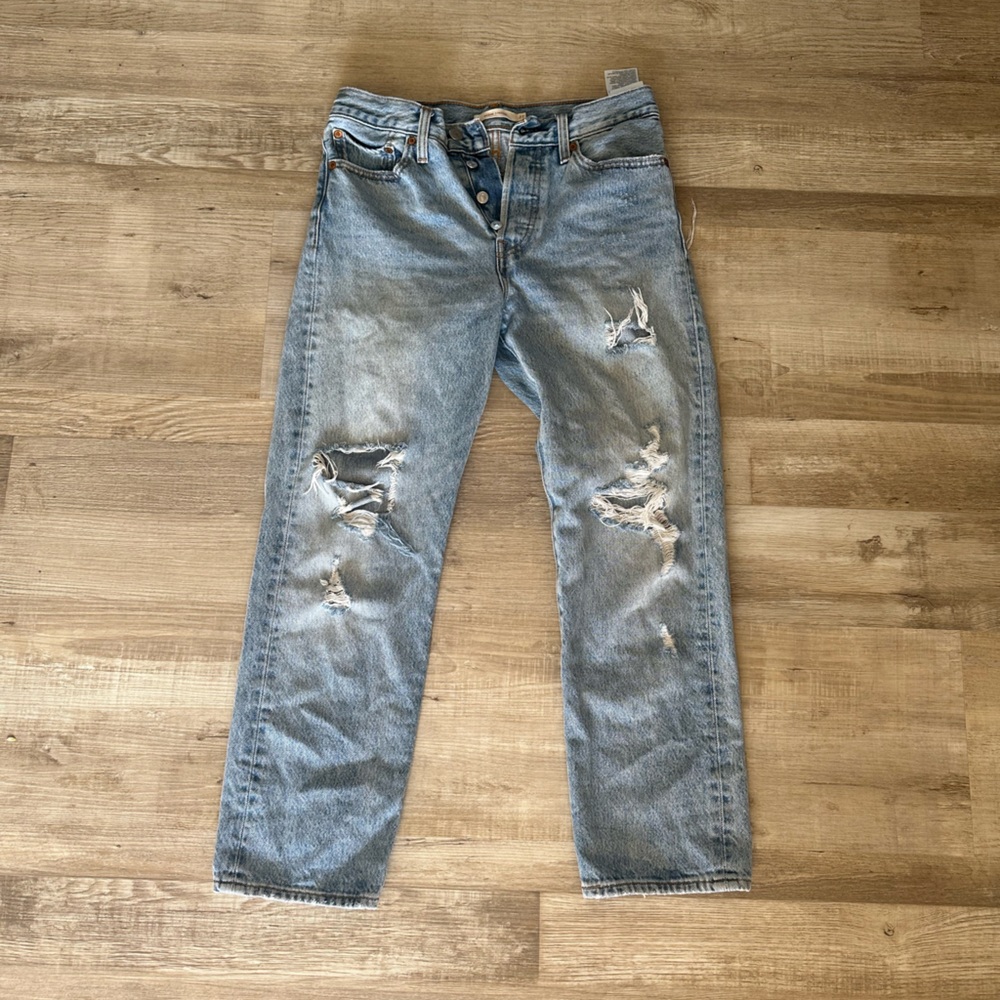 Levi’s wedgie straight denim jeans